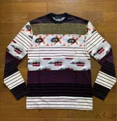 PRADA 16SS アーカイブ コレクション柄 パッチワークカットソー XSのサムネイル