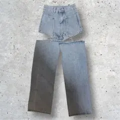セパレートデニムパンツ　y2k xsサイズ