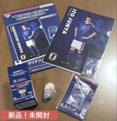 一番くじ サッカー日本代表 DEH賞伊東純也3点（フィギュア、バンド、ファイル）
