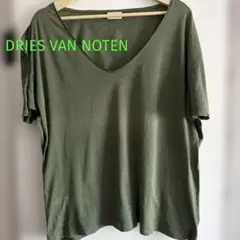 DRIES VAN NOTEN ドリスバンノッテン Vネック Tシャツ モスグリのサムネイル