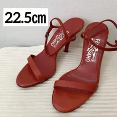 人気✨Ferragamo フェラガモ 22.5㎝ ストラップサンダル ハイヒール