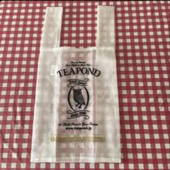 ブリジットタナカTEAPONDオーガンジーエコバッグ　トートバッグ　ティーポンド