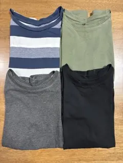 H&M 男の子 長袖 カットソー 120〜130cm 4枚セット まとめ売り
