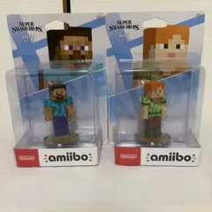 amiibo スティーブ アレックス　セット