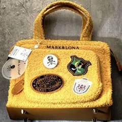 木村拓哉着　再販なし　新品未使用　MARK&LONA ボアカートバッグイエロー