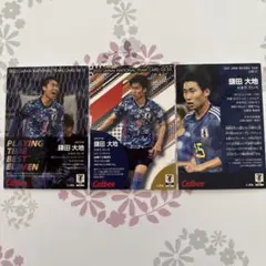 カルビー 守田英正 サッカー日本代表カード 4枚セット もりたひでまさ