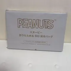 クックパッドプラス付録　スヌーピー 折りたためる BIG保冷バッグ