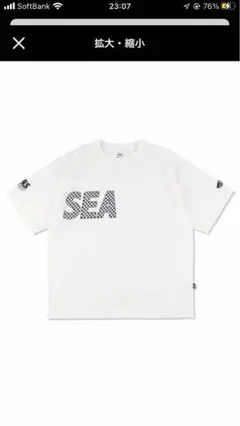 wind and sea vans Tシャツ ②