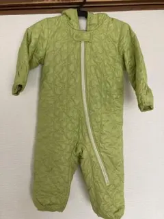 フード付きライトグリーンアウター