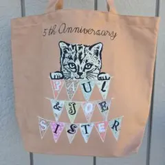 【未使用】PAUL＆JOE SISTER トートバッグ 猫 クラッシックピンク