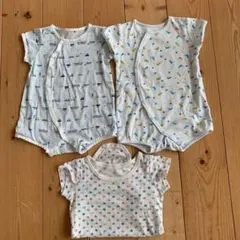 べべ ロンパース 80㎝２枚セット　コンビミニ おまけ付き