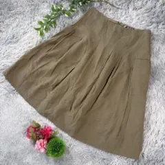 ✨MARLENEDAM ITALY✨サイズ42(XL) フレアスカート ひざ丈のサムネイル