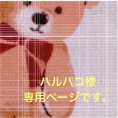 ハルパコ様専用ページです。