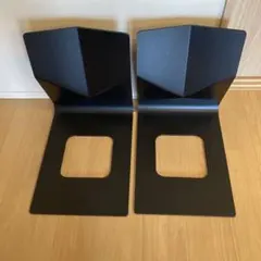 美品　天童木工　座椅子2脚セット　黒のサムネイル