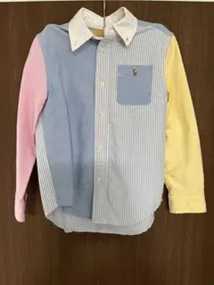 中古品♢美品 Ralph Lauren ボタンダウンシャツ 120㎝