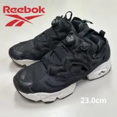 Reebok ポンプヒューリー　ブラック　レディーススニーカー　23.0cm