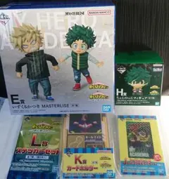 １番くじ　一番くじ　僕のヒーローアカデミア　Ｅ賞　いずく＆かつき　他