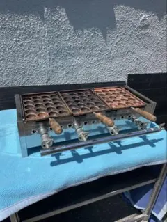 老*店様 たこ焼き機　業務用　銅板　28穴×5 都市ガス 老*店様 たこ焼き機 業務用 銅板 28穴×5 都市ガス - メルカリ