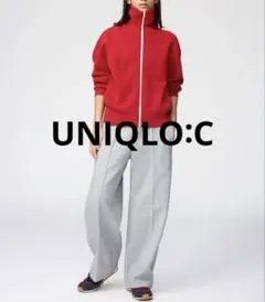 未使用　ユニクロ C スウェットストレートパンツ グレー