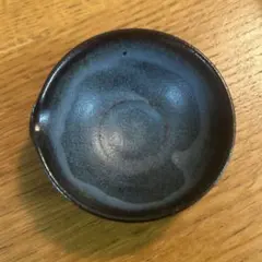 青緑色 小鉢 1個 和食器 豆鉢 薬味皿 陶器風　食器　藍色　ミニサイズ