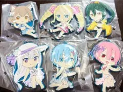 リゼロ 一番くじプレミアム ラバーキーホルダー 6個セット