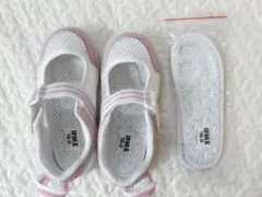 IFME 上履き ピンク 16cm