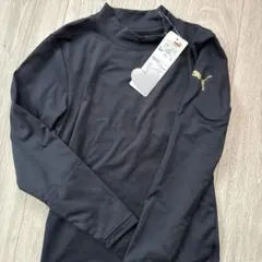 PUMA ブラック 長袖 アンダーシャツ 120 サッカー　野球