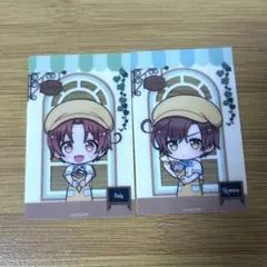 ヘタリア Amo Crepe トレーディングクリアカード イタリア＆ロマーノ