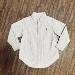 ストライプ ボタンダウン 長袖シャツ 3 T