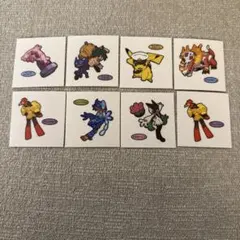 ポケモンパン デコキャラシール 第215弾　シール8枚①