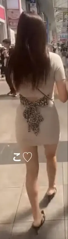 GYDA バックリボン　タイトワンピース