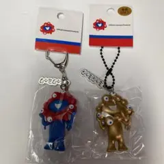 万博　ミャクミャク　キーホルダー　ノーマル　金色