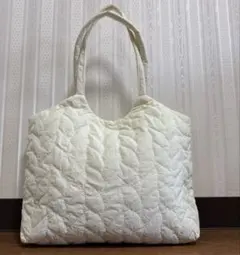 白　ホワイト　トートバッグ