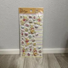 くまのプーさん 立体シール　ぷっくりシール　ペタペタシール