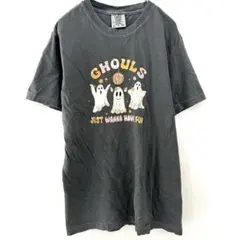 コンフォートカラーズ Tシャツ クルーネック 半袖 M相当 グレー ハロウィンのサムネイル