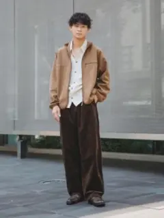 Uniqlo U コーデュロイタックワイドパンツ M