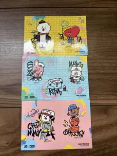 BTSくら寿司　シール3枚セット