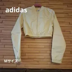 【新品】アディダスオリジナルス イエロークロップドジャケットMサイズ