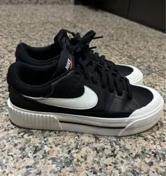 NIKEナイキ　コートレガシーリフト　ブラック24cm