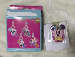 ディズニー お正月 キーチェーン ミニー だるま