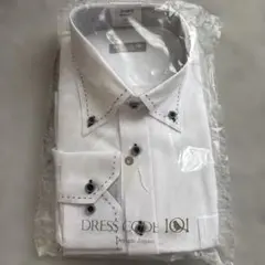 DRESS CODE 101 ホワイトボタンダウンシャツ L41-84