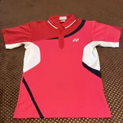 YONEX ピンク 赤 ポロシャツ S