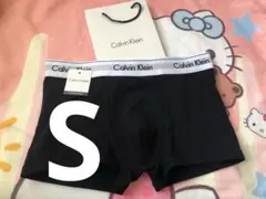 男性用　黒　Sサイズ　Calvin Klein ボクサーパンツ　ボクサーブリーフ