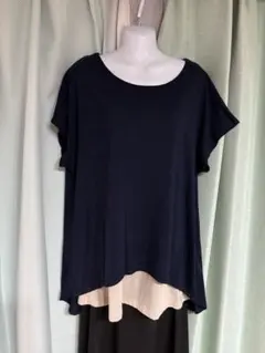 1720.CIQUETO ikka ネイビー Tシャツ Mサイズのサムネイル