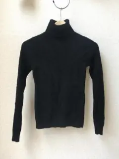 J. CREW タートルネックニット 伸縮性 定番 着回しカシミヤ100% S