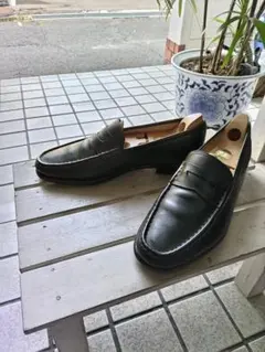 新品同様 25万円　ジンターラ　ドライビングスリッポン　42　シルバノラッタンジ 新品同様 25万円 ジンターラ ドライビングスリッポン 42