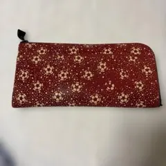 印伝屋　和柄　長財布　印伝　レッドのサムネイル
