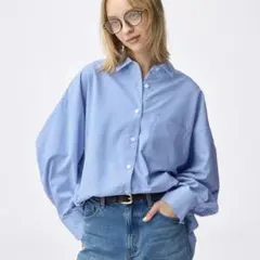 新品　gu ドルマンスリーブシャツ