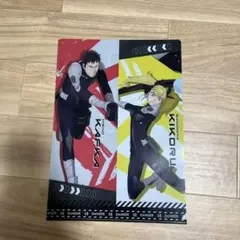 【新品未使用】くら寿司 怪獣8号 日比野カフカ＆四ノ宮キコルクリアファイル