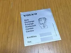 希少 VOLVO純正 タイミングベルト 交換 シール 新品のサムネイル